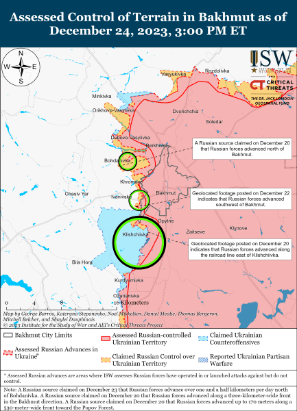 Карта боїв у Донецькій області