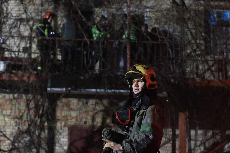 пожар, киев, гсчс, возгорание, святошинский