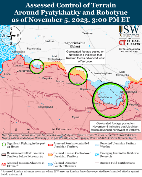 карта бойових дій