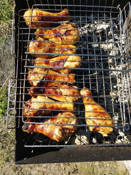 гриль, курячі ніжки