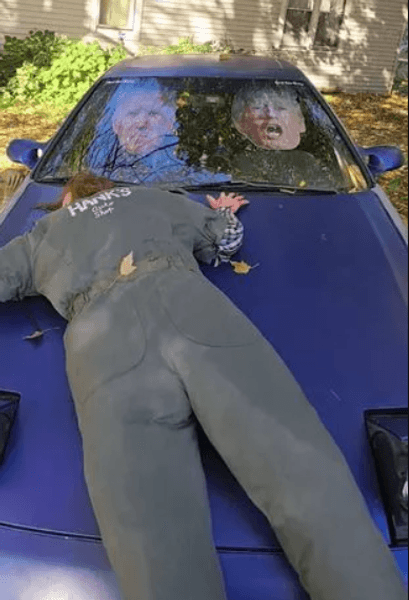 Геловін, прикраси, Джо Байден, Дональд Трамп, штраф