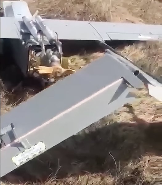 Рештки українського БПЛА в Орловській області Росії