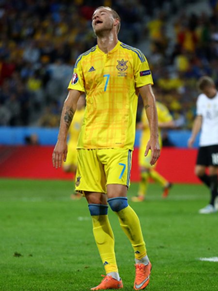 

Андрей Ярмоленко — самый высокооплачиваемый украинский футболист УПЛ, он получает более $1,5 млн в год
