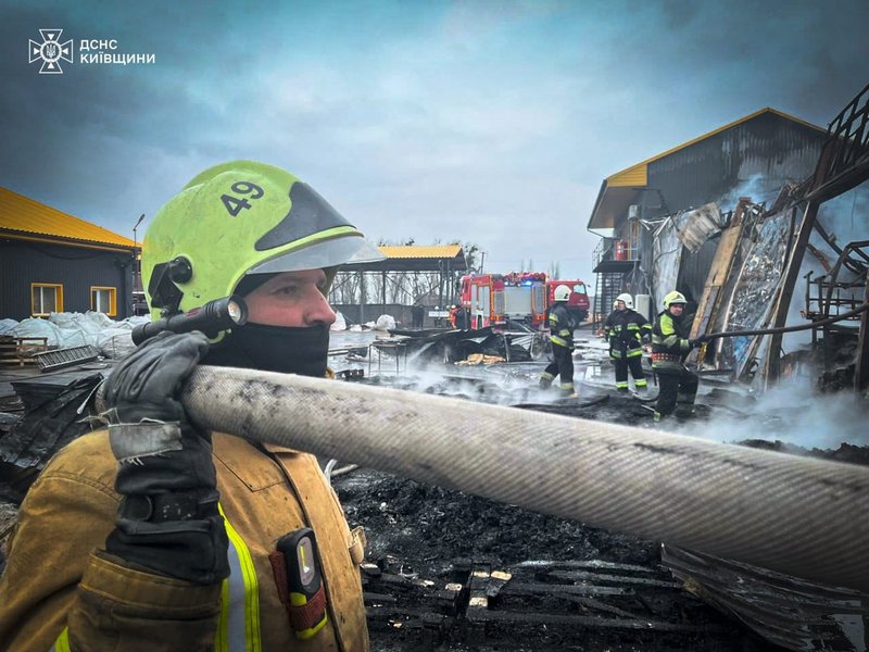 Под Фастовым горит центр управления отходами