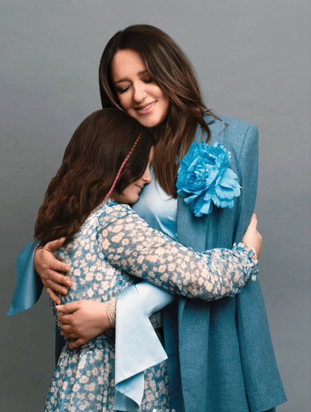 Наталя Могилевська з донькою Мішель