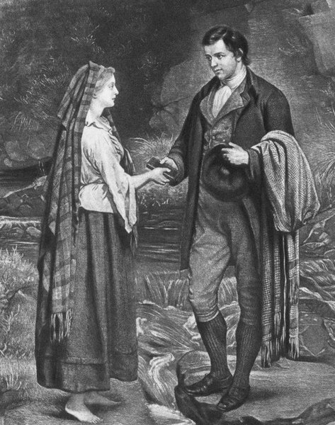 На картине "Помолвка Бернса и Хайленд Мэри" 1882 года был обнаружен iPhone