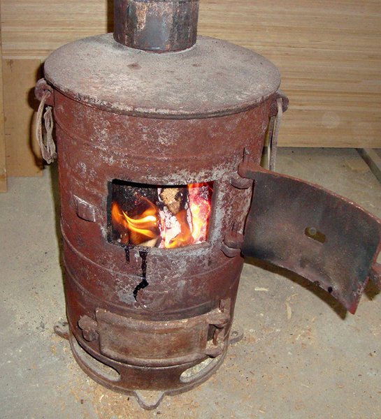 печь, буржуйка, огонь, фото