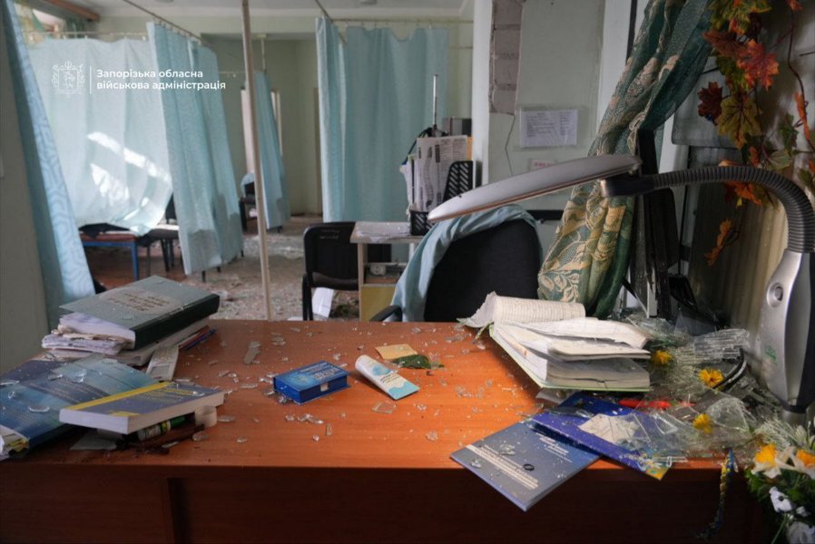 Пологовий будинок у Запоріжжі після удару ЗС РФ 1 лютого 2026 року