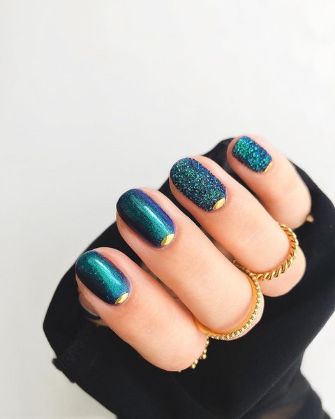 цветной френч, лунный маникюр, френч, модный маникюр, маникюр 2022