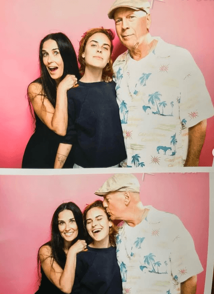 Демі Мур та Брюс Вілліс з донькою Таллулою