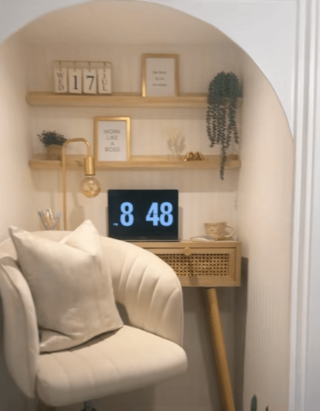 Старый шкаф, офис, небольшой ремонт, переделала шкаф, ремонт своими руками, небольшой офис, офис в квартире, вирусное видео