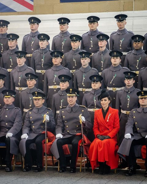 кейт миддлтон, модные образы кейт миддлтон, валлийская гвардия, день святого давида, принц уильям