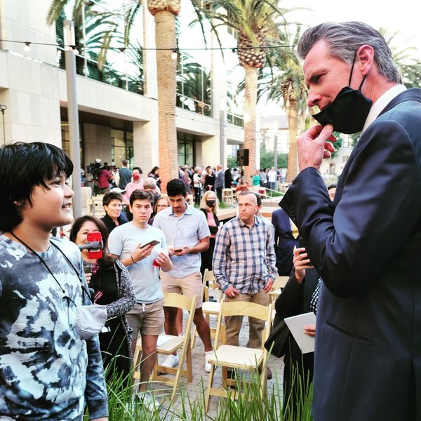 Кайран Квази, Гэвин Ньюсом, губернатор Калифорнии