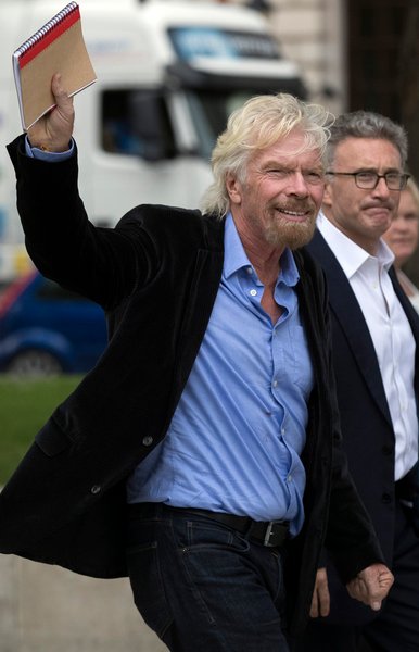 Річард Бренсон, Virgin, мільярдери трудоголіки