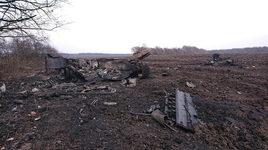 Разбитая российская техника, Сумы, Чернобаевка