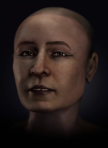 мумія, обличчя, відтворення, фото