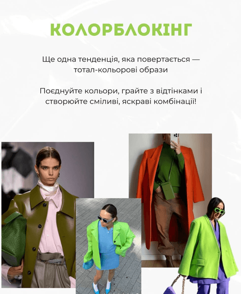трендові кольори 6 Колорблокінг