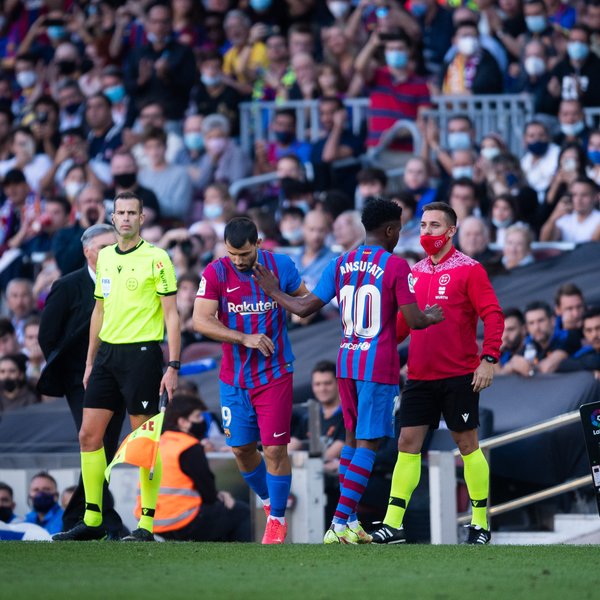 Серхио Агуэро Ансу Фати Барселона