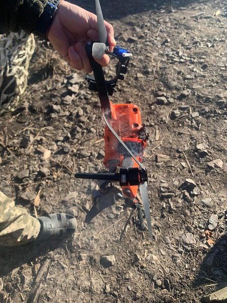 Дрон, тепловизор, сбитый дрон с тепловизором, ВСУ сбили российский дрон