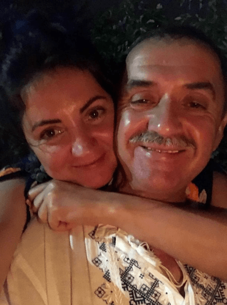 Оля Цибульська з татом