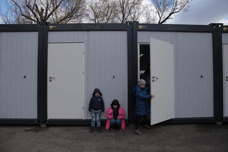 модульный городок во Львове, модульный дом, переселенцы во Львове