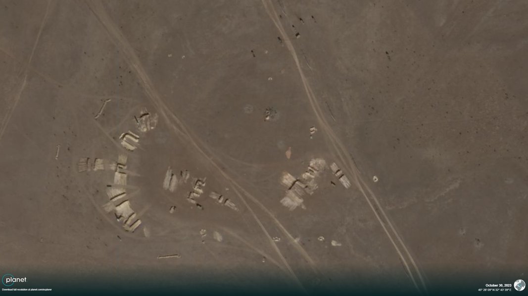 Новые позиции ПВО без техники