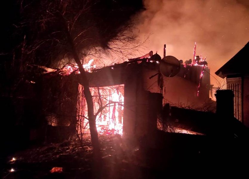 Последствия обстрела Херсона 9 марта