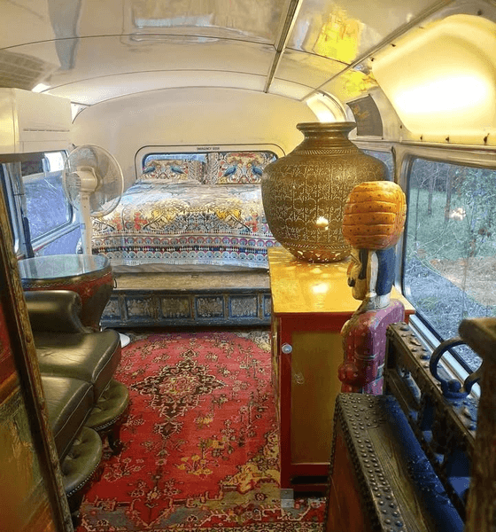 Интерьер автобуса-дома