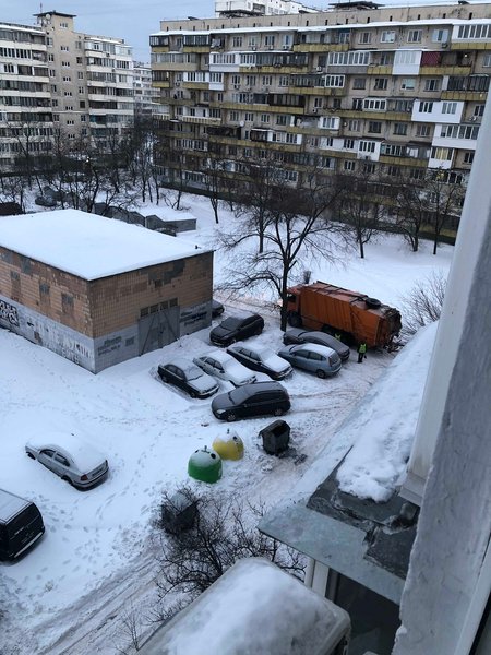 сніг, прибирання снігу, оболонь