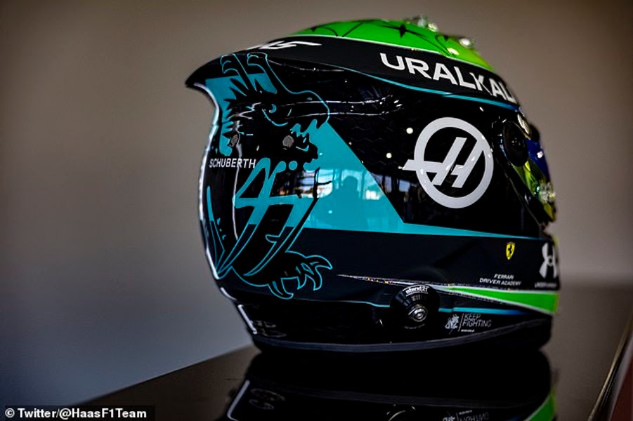 Шлем Мика Шумахера, формула 1, михаэль шумахер,