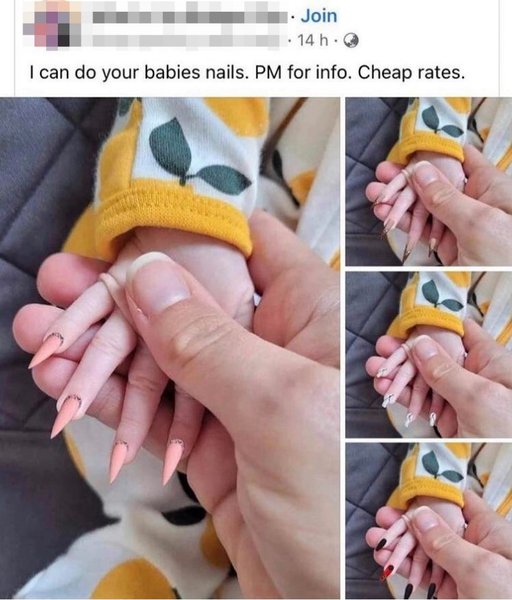 женщина, ребенок, соцсети, ногти, реклама, критика,