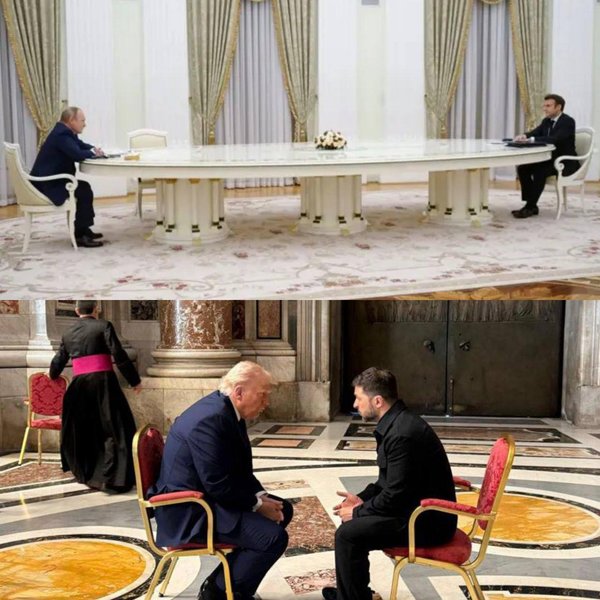 Трамп, Зеленский, встреча, 26 апреля, Рим, Рим, стол Путина