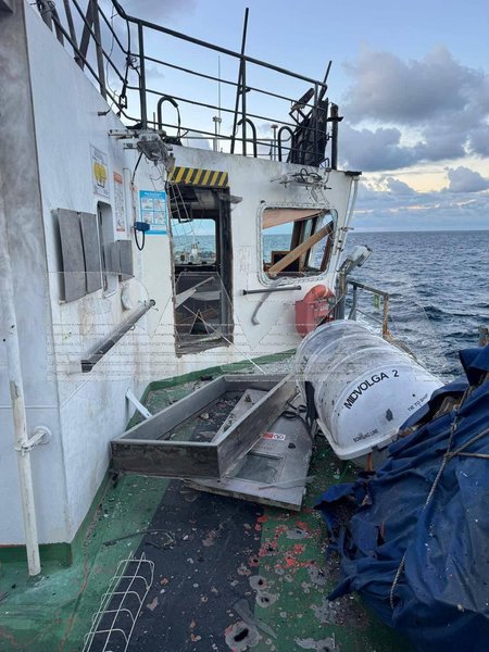 Фото повреждений на Midvolga-2 РФ после удара дрона