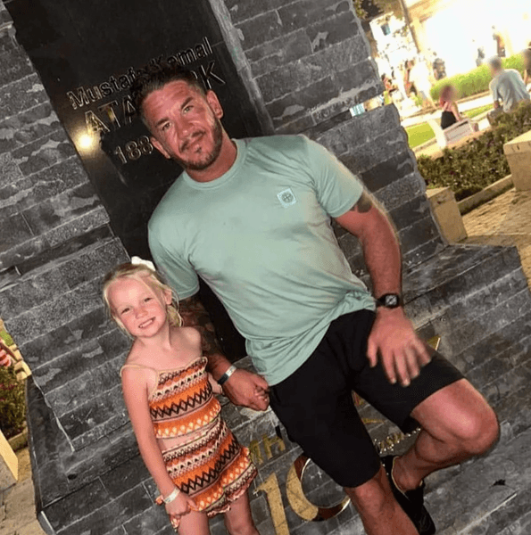 Джиммі зі своєю донькою