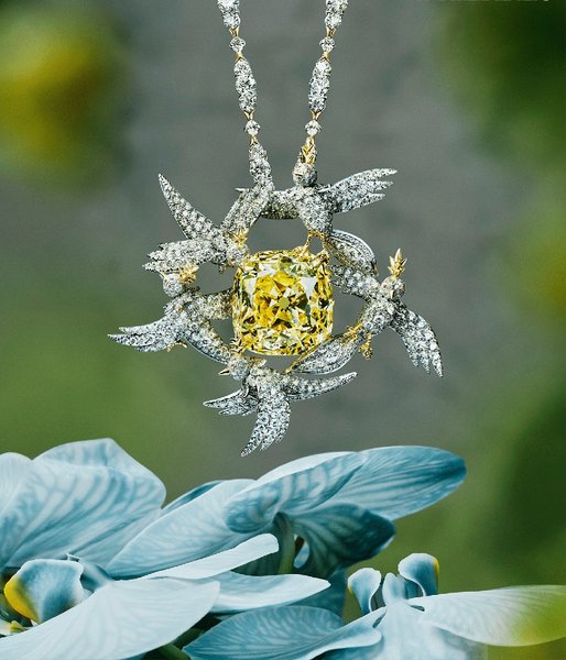 бриллиант тиффани, Tiffany Diamond, новая оправа