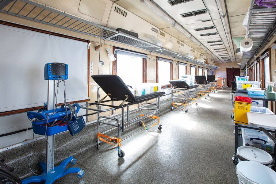 медицинский поезд, поезд-госпиталь, поезд для эвакуации, медпоезд