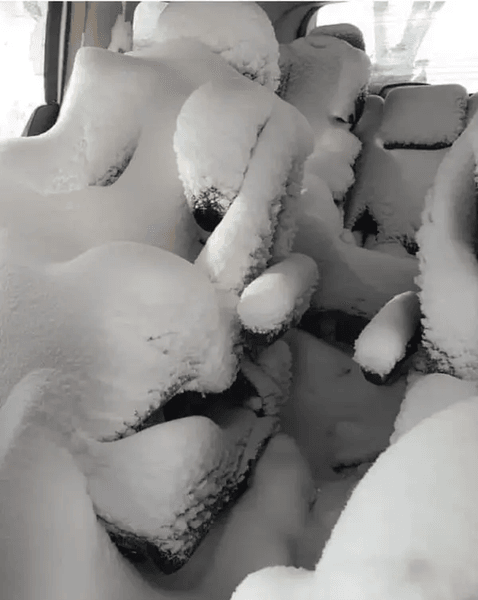 зима сніг автомобіль