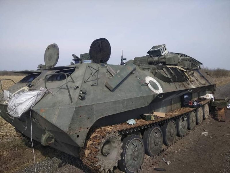 Разбитая российская техника оккупантов