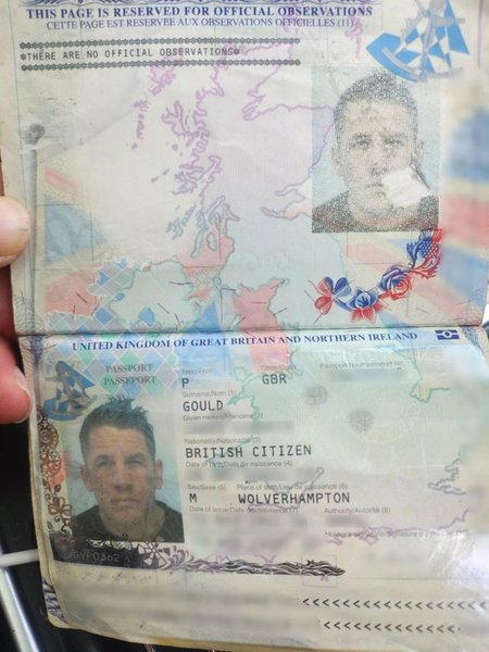 Паспорт Джиммі Ґулда