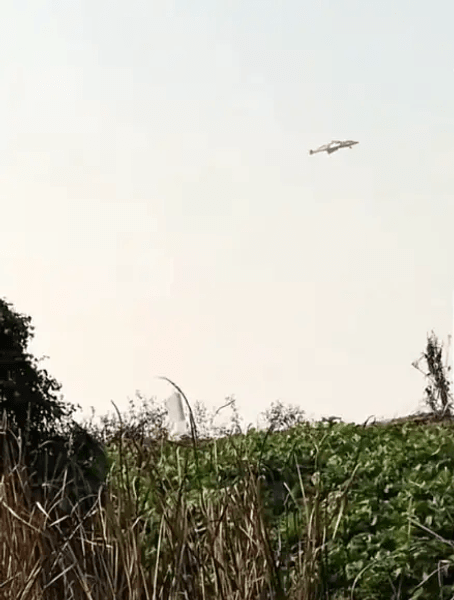 Полет стелс-истребителя J-36