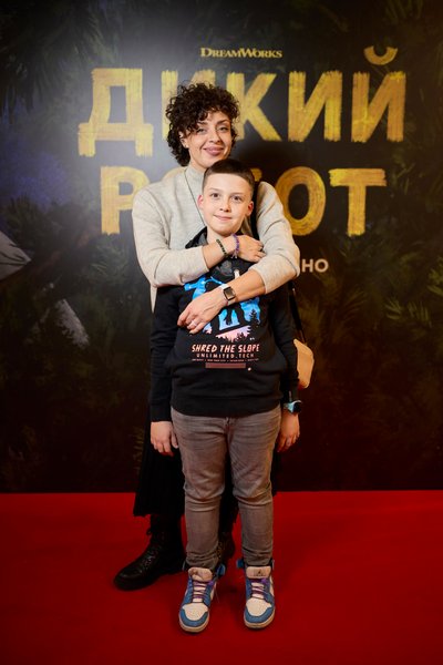 Евгения Мякенька Дикий робот, премьера фильма, фото с премьеры, фото с премьеры