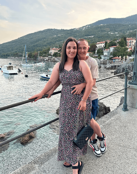 Виктория с мужем