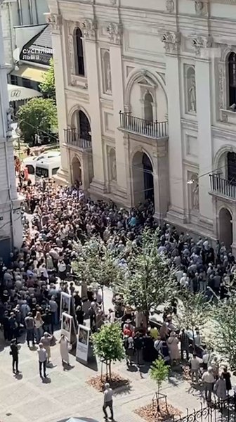 Убийство Ирины Фарион, Львов, Гарнизонный храм, захоронение, 22 июля