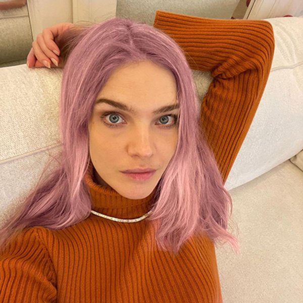 Наталья Водянова, цвет волос, Instagram