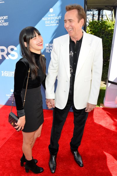 Николас Кейдж с женой