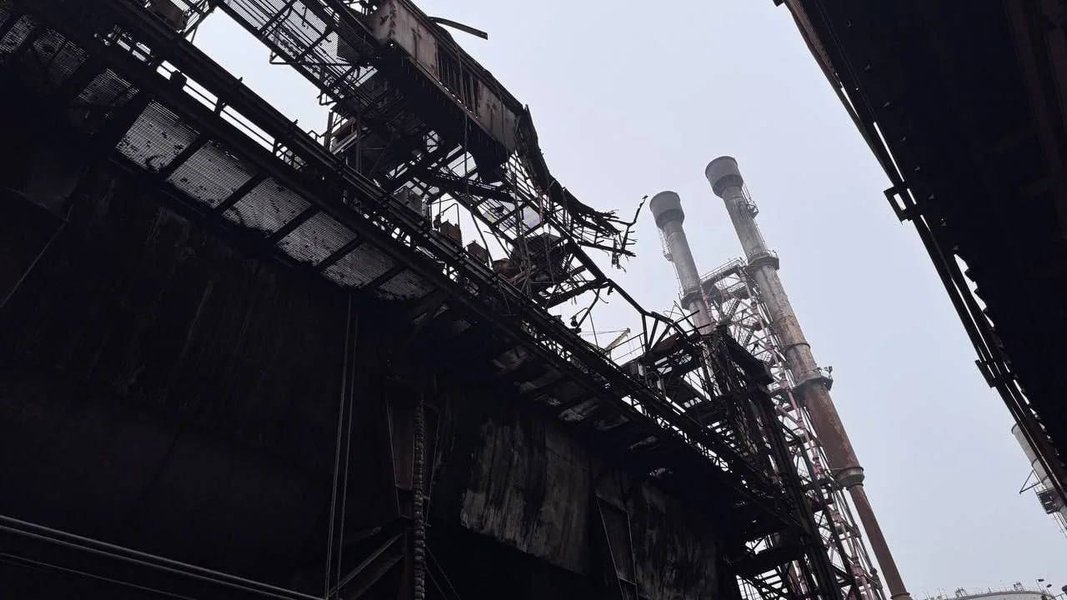 Удар дронов ВСУ — повреждены метаконструкции в Алчевске 20 марта