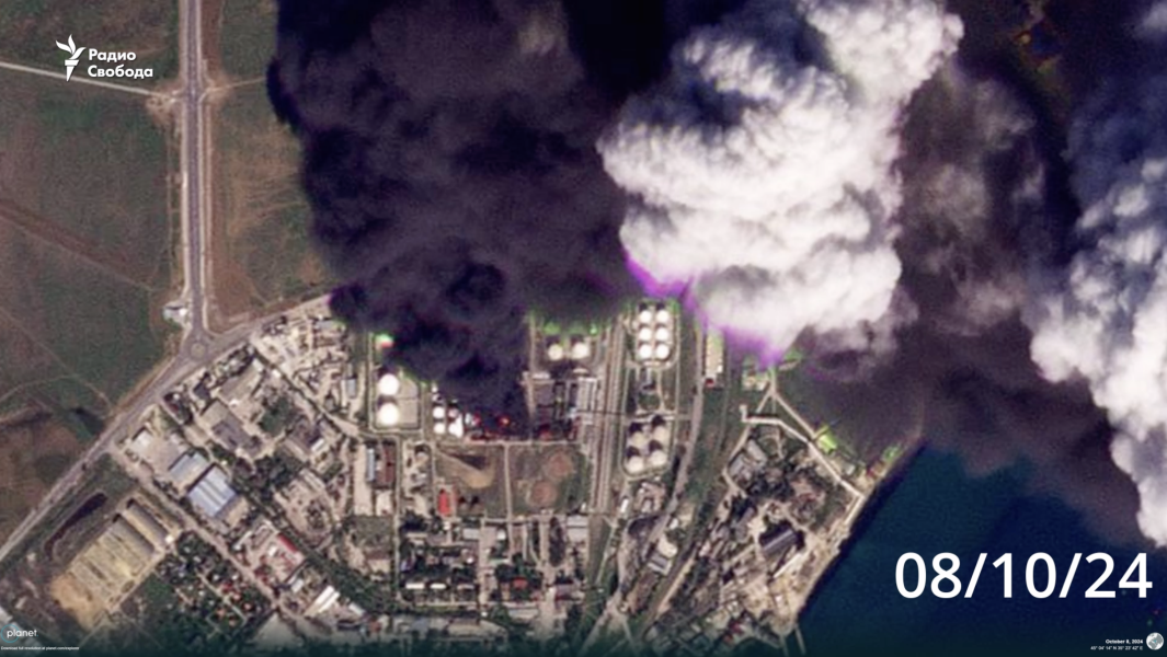 ЗСУ вдарили по нафтобазі у Феодосії Феодосія, Крим, нафтобаза, удар Крим, удар Феодосія, нафтобаза Феодосія