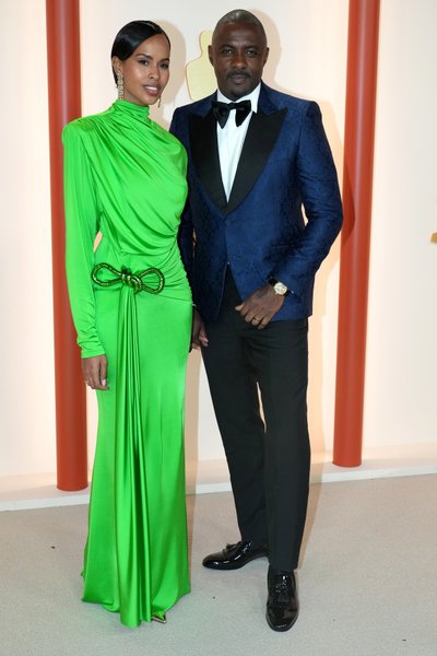 Идрис Эльба с женой