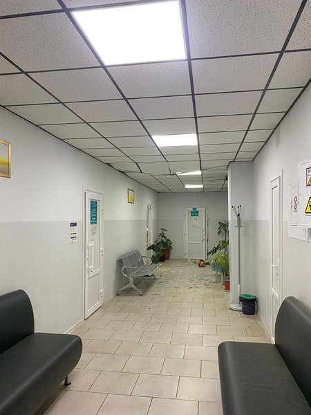 обстрел Украины, ночной обстрел, атака БПЛА, последствия атаки, обстрел больницы, Одесская область