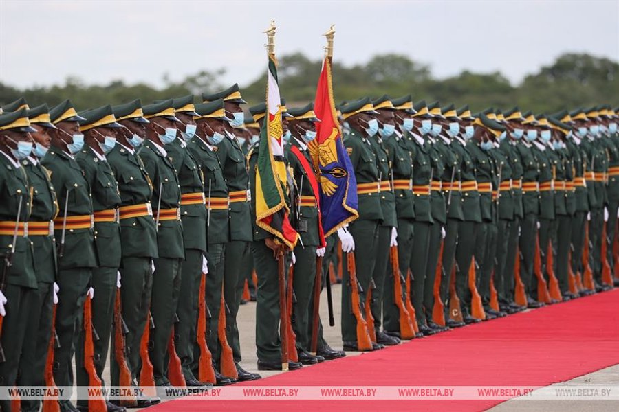 Почесна варта для зустрічі Олександра Лукашенка